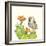 Prickly Pear and Elf Owl-Robbin Rawlings-Framed Premium Giclee Print