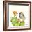 Prickly Pear and Elf Owl-Robbin Rawlings-Framed Premium Giclee Print