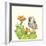 Prickly Pear and Elf Owl-Robbin Rawlings-Framed Premium Giclee Print