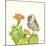 Prickly Pear and Elf Owl-Robbin Rawlings-Mounted Art Print