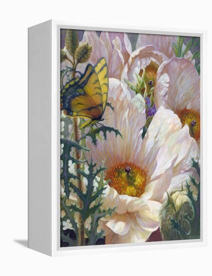 Prickly Poppies and Yellowtails-Elizabeth Horning-Framed Premier Image Canvas