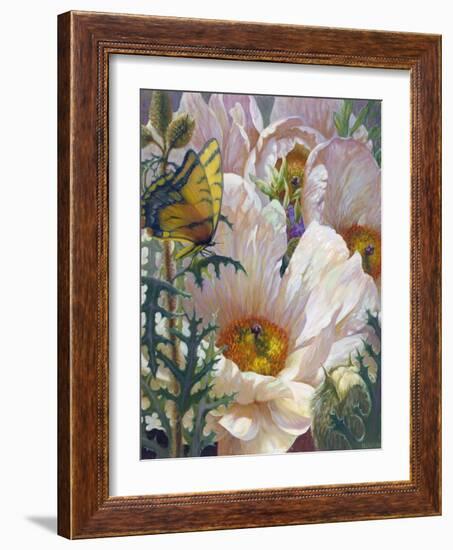 Prickly Poppies and Yellowtails-Elizabeth Horning-Framed Giclee Print