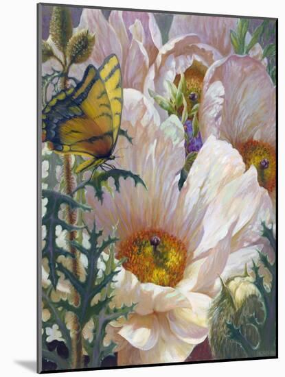 Prickly Poppies and Yellowtails-Elizabeth Horning-Mounted Giclee Print