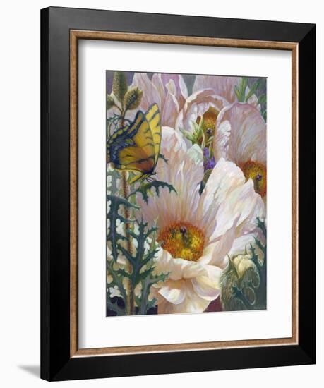 Prickly Poppies and Yellowtails-Elizabeth Horning-Framed Giclee Print