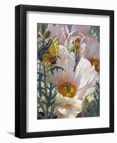 Prickly Poppies and Yellowtails-Elizabeth Horning-Framed Giclee Print