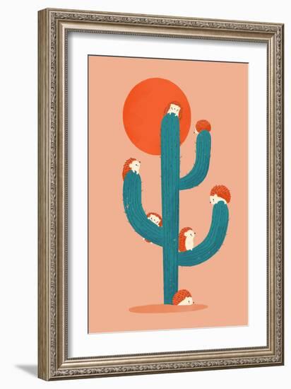 Prickly-Jay Fleck-Framed Art Print