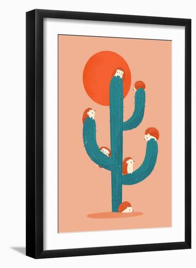 Prickly-Jay Fleck-Framed Art Print