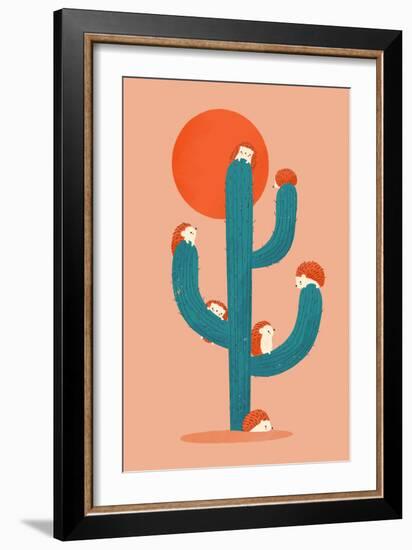 Prickly-Jay Fleck-Framed Art Print