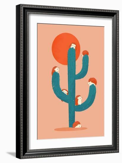 Prickly-Jay Fleck-Framed Art Print