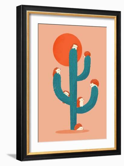 Prickly-Jay Fleck-Framed Art Print