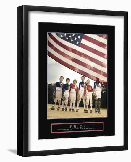 Pride - American Flag-Unknown Unknown-Framed Photo