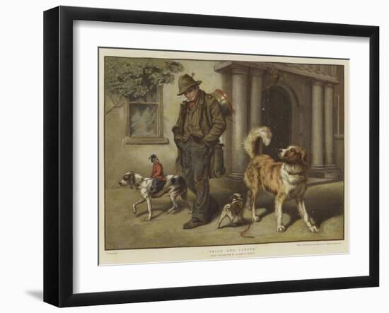 Pride and Labour-Alfred William Strutt-Framed Giclee Print