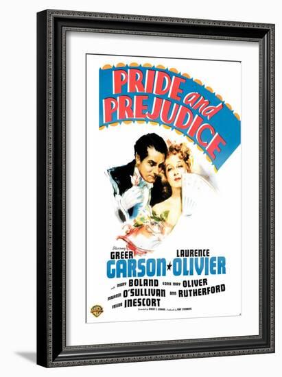 Pride and Prejudice, 1940-null-Framed Art Print