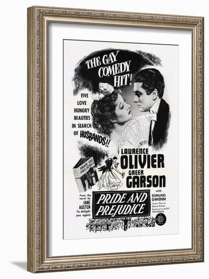 Pride and Prejudice, 1940-null-Framed Art Print