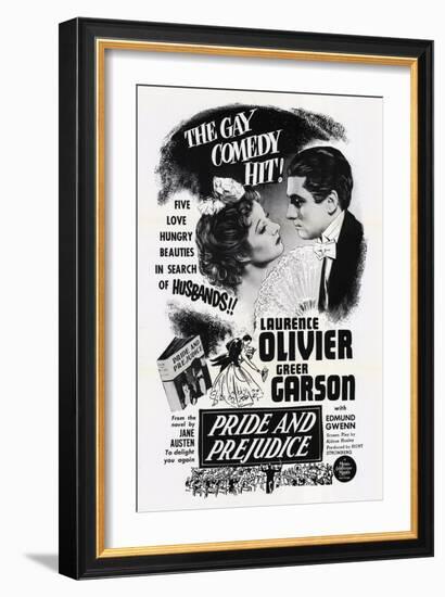 Pride and Prejudice, 1940-null-Framed Art Print