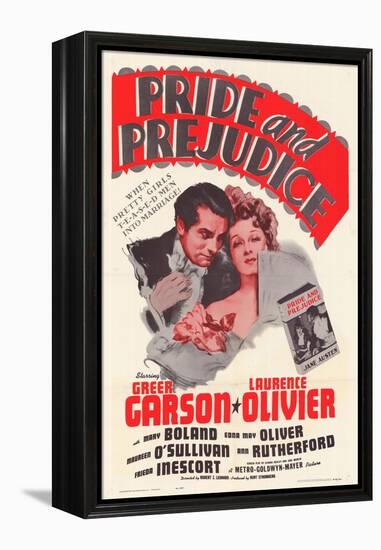 Pride and Prejudice, 1940-null-Framed Stretched Canvas