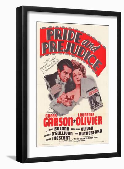 Pride and Prejudice, 1940-null-Framed Art Print