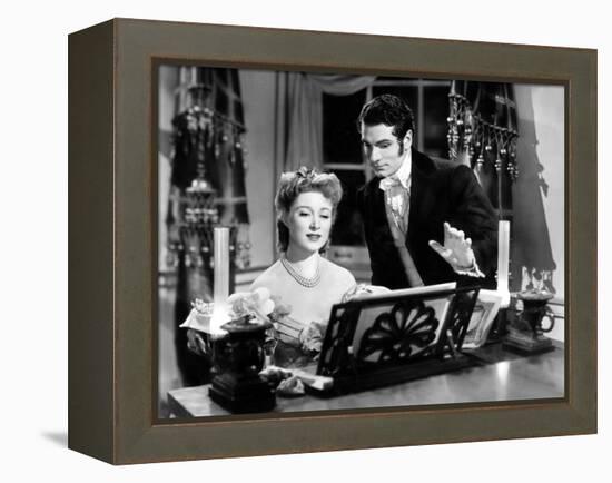 Pride And Prejudice, Greer Garson, Laurence Olivier, 1940-null-Framed Stretched Canvas