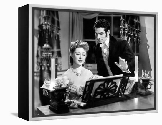 Pride And Prejudice, Greer Garson, Laurence Olivier, 1940-null-Framed Stretched Canvas