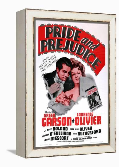 Pride and Prejudice, Laurence Olivier, Greer Garson, 1940-null-Framed Stretched Canvas