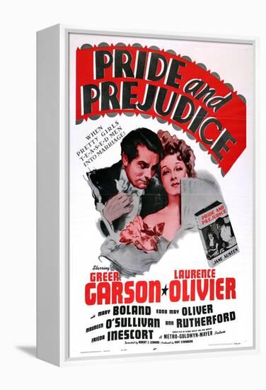 Pride and Prejudice, Laurence Olivier, Greer Garson, 1940-null-Framed Stretched Canvas