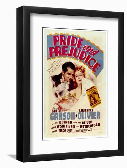 Pride and Prejudice - Movie Poster Reproduction-null-Framed Photo