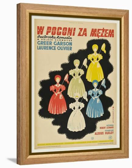 Pride and Prejudice, Polish Movie Poster, 1940-null-Framed Stretched Canvas