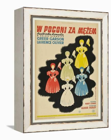 Pride and Prejudice, Polish Movie Poster, 1940-null-Framed Stretched Canvas