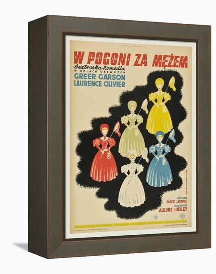 Pride and Prejudice, Polish Movie Poster, 1940-null-Framed Stretched Canvas