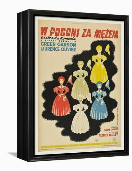 Pride and Prejudice, Polish Movie Poster, 1940-null-Framed Stretched Canvas