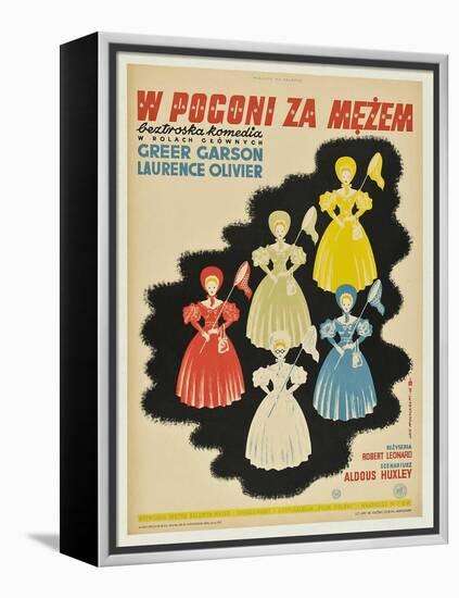 Pride and Prejudice, Polish Movie Poster, 1940-null-Framed Stretched Canvas