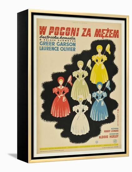 Pride and Prejudice, Polish Movie Poster, 1940-null-Framed Stretched Canvas