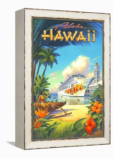 Pride of Hawaii-Kerne Erickson-Framed Stretched Canvas