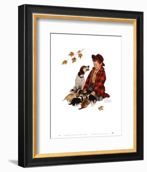 Pride of Parenthood-Norman Rockwell-Framed Art Print