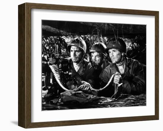 Pride Of The Marines, Anthony Caruso, Dane Clark, John Garfield, 1945-null-Framed Photo