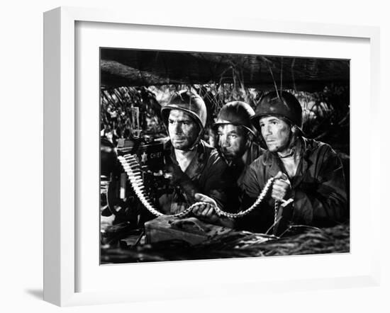 Pride Of The Marines, Anthony Caruso, Dane Clark, John Garfield, 1945-null-Framed Photo