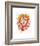 Pride (Watercolor Lion)-Sillier than Sally-Framed Art Print