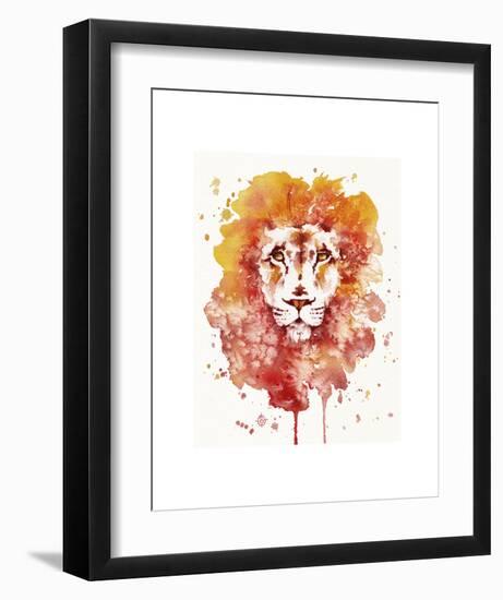 Pride (Watercolor Lion)-Sillier than Sally-Framed Art Print