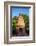 Priest in a temple at Goverdan ecovillage, Maharashtra, India, Asia-Godong-Framed Photographic Print