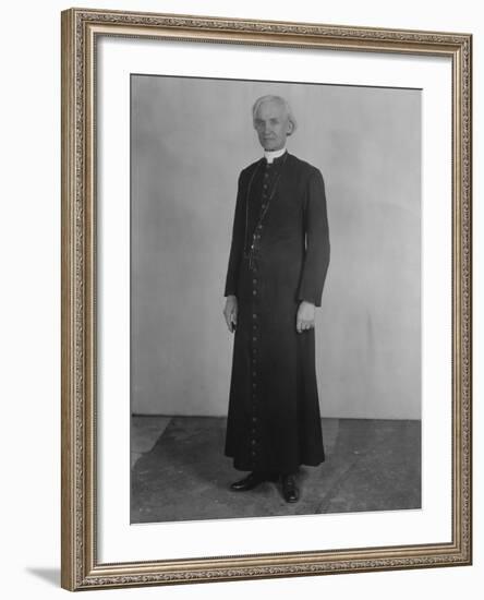 Priest in Cassock-null-Framed Photo