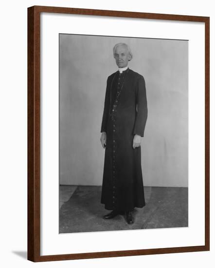 Priest in Cassock-null-Framed Photo