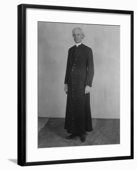 Priest in Cassock-null-Framed Photo
