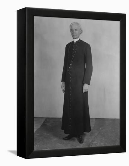 Priest in Cassock-null-Framed Stretched Canvas