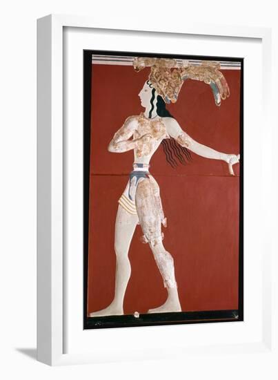 Priest-King' fresco from Knossos. Artist: Unknown-Unknown-Framed Giclee Print