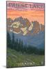 Priest Lake, Idaho - Spring Flowers-Lantern Press-Mounted Art Print