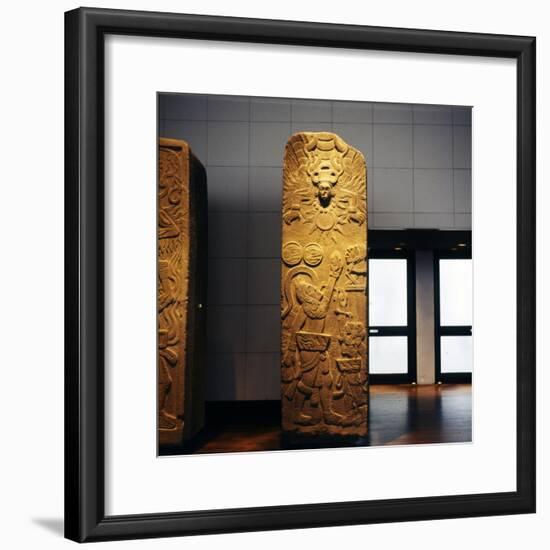 Priest Makes Offering to Mayan Sun God-Unknown-Framed Giclee Print