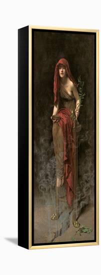 Priestess of Delphi, 1891-John Collier-Framed Premier Image Canvas