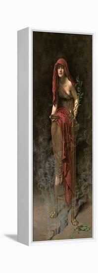 Priestess of Delphi, 1891-John Collier-Framed Premier Image Canvas