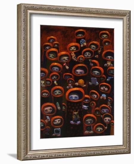 Priests of Preoccupation-Aaron Jasinski-Framed Art Print