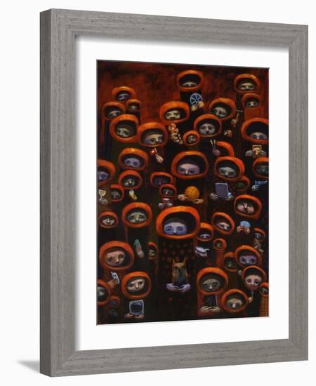 Priests of Preoccupation-Aaron Jasinski-Framed Art Print